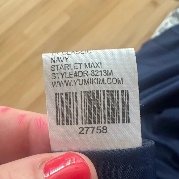 Yumi Kim Starlet Navy Maxi Dress - Picture 5 of 6